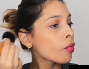 Use a lightweight foundation or BB/CC cream with light coverage to create a smooth base for cheek makeup