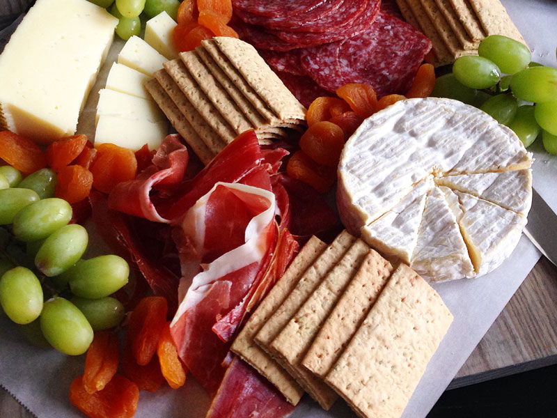 Ham-and-cheese-charcuterie-board