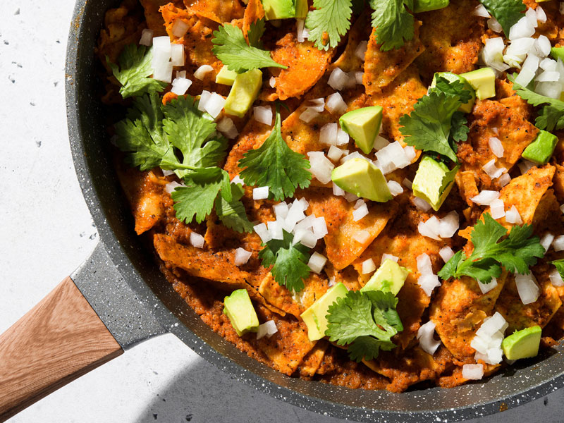 How-to-fry-chilaquiles-with-an-oil-free-fryer